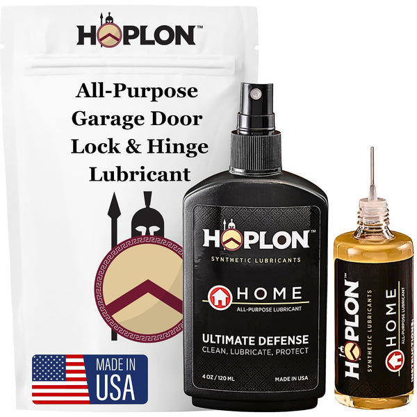 HOPLON Home Duo 5oz Synthetic Ester Lubricant Spray & Needle, Stops Squeaks