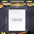25 Pack 8.5 11 Inch (1 2 x Menu Covers, Various Style Menu Sleeves Clear View Menu Holder for Kitchen, Restaurant