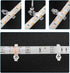 HexinYigjly 100 10mm 10mm 100 Pcs Strip Light Mounting Brackets, Outdoor LED Strip Light Mounting Clips, Led Light