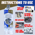 Metal Bonding Repair Paste, Super Glue Gel Paste (A+B), High Heat Resistant Adhesive for Cast Iron, Radiator Cold Weld