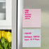 Erin Condren Reusable Sticky Notes 6-Pack - Stick and Re-Stick with Wet- or Dry-Erase Markers