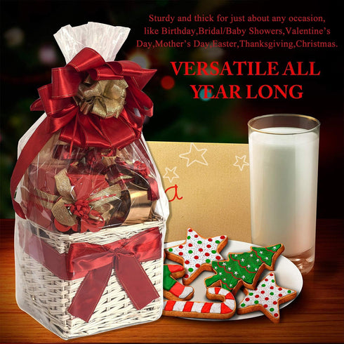Shrink Wrap Bags, 12x16 Inches, 20 Pcs PVC Clear Heat Seal for Book, Bath Bombs, Candles, Crafts