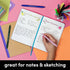PAPERAGE Lined Journal Notebook, Medium 5.7 inches x 8 inches, (Turquoise), 160 Pages, Hardcover, 100 GSM Thick Paper