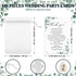 ReliThick 100 Sets Wedding Favors Bulk - 100 Kraft Paper Envelopes, 100 Thank You Cards, 100 Organza Bags (No Tea)
