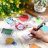 Fulmoon 37 Pcs Back to School Sticky Notes Set with School Bus Box, 36 Pcs Owl Shaped Self Adhesive Notes