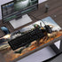 Large XXL Gaming Mouse Pad - Oversize Mousepad with Stitched Edge Frame & Anti-Slip Rubber Base, 31.5X15.7