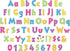 BARKER CREEK 4" Letter Pop-Outs 2-Pack, Kai Ola, Colorful Letters for Bulletin Boards, 510 Upper and Lowercase