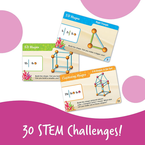 Learning Resources Dive into Shapes! Geometry Set, 129 Pieces, Ages 6+, Develops Shape Recognition