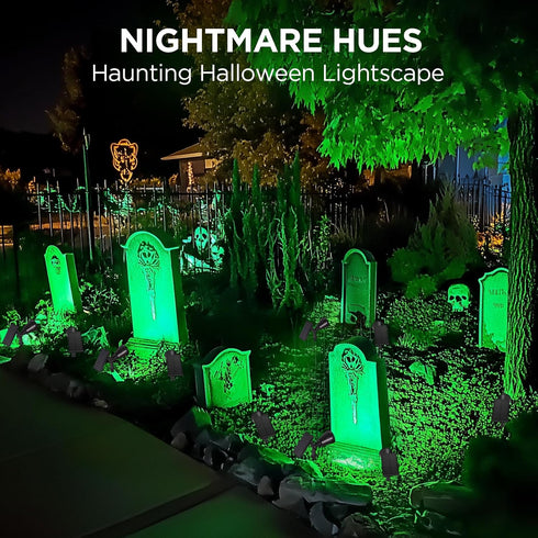 2 Pack InnoGear Solar Lights Outdoor Waterproof Christmas Halloween Solar Garden Light for Outside Yard Landscape