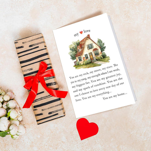 Chenive Wedding Anniversary Card for Husband Wife, Heartfelt Anniversary Card for Him Her, Sweet Valentines Day Cards
