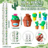 Fuyoooo Set Supplies(50 Sets) Cactus Back to School Gifts Bulk for Students Cactus Stationery with Pencils Erasers