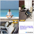 FENGMIAN Natural Latex Seat Cushion - Soft, Bouncy and Relieves Pressure - Suitable for Office Chair, Home Chair, Car