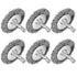 6 3 Inch 1/4-Inch Pieces Wire Brushes for Drill, Abrasive Wire Brush Kit with Hex Shank for Rust Removal, Polishing