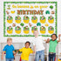 Jungle Theme Monkey Birthday Bulletin Board Set Happy Birthday Chart Cutouts Safari Decorations for Preschool Classroom