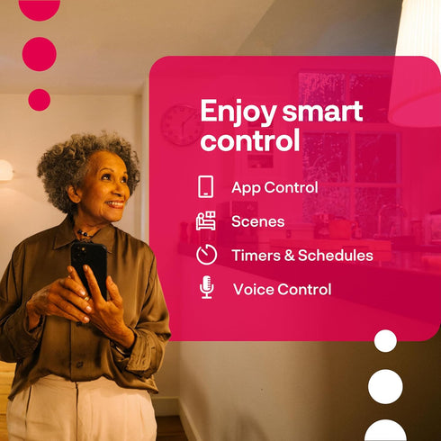Bulbs, A19 Bulb, Dimmable, E26 Bulb 75 1060lm 2-Pack innr Smart Light Zigbee, Works with Philips Hue* and Alexa (Bridge