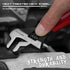 6" Adjustable Wrench Pipe Spanner: Wide Jaw Black Oxide Wrench with Cushion Grip, CR-V Steel