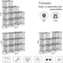 C&AHOME 9-Cube Wire Cube Storage Organizer, Metal, Modular Bookshelf, Ideal for Home, Living Room, Office (Black)