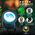 12Vmonster IP68 12V 10W (Pack 2) Color Changing RGB LED Outdoor Spot Light Waterproof Garden Lighting Multicolor