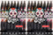 Sugar Skull Smens (2 Pack) - Scented Pens with Black Ink, Medium Point - 8 Count for Fun Writing