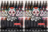 Sugar Skull Smens (2 Pack) - Scented Pens with Black Ink, Medium Point - 8 Count for Fun Writing
