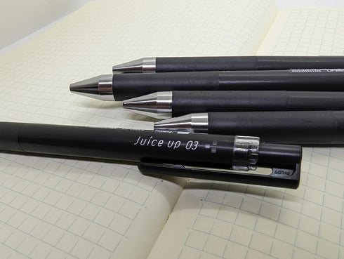 MAYAX 05 5 10 (0.5mm, Pilot juice up Retractable Gel Ink Pen Ultra Fine Point, Black Ink, Pens & Refills, Original