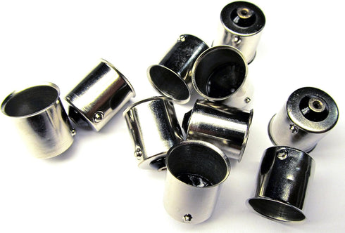 Memotronics BA15s Bayonet Base 10 Pack Car LED Light Lamp Bulb Socket Base
