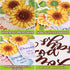 Christian Bulletin Board Decorations Sunflower Theme Inspirational Sets with Hummingbird Flower Jar Cutouts