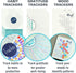 Improve Yourself Planner Stickers Set - 24 Sheets Self-Improvement Sticker Pack for Journals