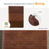 Classic Faux Leather Journal Strong and Courageous Joshua 1:57 Bible Verse, Brown Inspirational Notebook, Lined Pages w/Scripture, Ribbon Marker, Zipper Closure