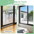 Povtulu 17-50 inch Sliding Door Security Bar, Adjustable, Window Security Bar with Rubber Tips, Sliding Door Lock Bars