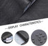 15.7"X118" Black Wood Wallpaper, Peel and Stick Fishbone Textured Contact Paper for Cabinet Decoration