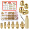 307 Threaded Inserts for Plastic Set, M2-M6 Heat Set Insert with Soldering Iron Tips, Brass Insert Tool Kit for 3D