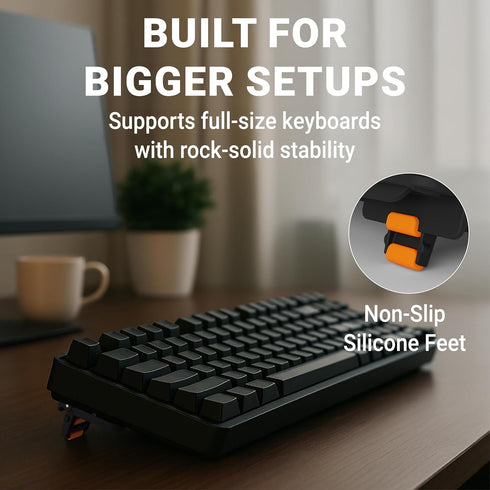 ESC Flip PRO, Adjustable Computer Keyboard Stand & Portable Laptop Stand, Ergonomic Desk Stand for Keyboards