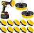 moheaaei 12 Pcs Drill Brush Attachment, 4 Inch Power Scrubber Cleaning Kit Multi