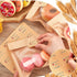 Outus 30 Packaging 7.1 7.5 Inch Pcs Cookie Bags with Seal, x Bakery Pastry Bags with Window, Heat Sealable Grease