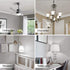 Bulb 5000K A15 Bulb,E26 Bulb, 6W 60W Equivalent,600lm,Non-Dimmable,6 Pack Cotanic Ceiling Fan Light Daylight LED Medium