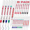 LYXMYGS 20 PCS Long Head Deep Hole Marker Pens,20mm Long Nib Marker, Longs