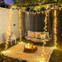 400 132 8 JMEXSUSS LED Christmas Lights Indoor Outdoor, ft Warm White String Lights Plug in with Remote, Modes Twinkle