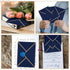 Epakh 100 Pcs Christmas A7 Invitation Envelopes, Gold Border 5 x 7 Thick Self Adhesive for Wedding Cards