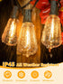 Dimmable 50 2 3 2200K 2 Bulbs Outdoor String Lights with Remote, FT Outdoor Lights with Timer and Modes, Waterproof