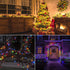 50Ft 1000 ZAIYW LED Cluster String Lights Dual Color Changing String Lights with Remote Timer Plug in Firecracker