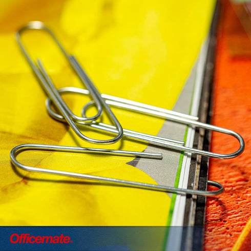 Officemate Giant Paper Clips, 1,000 Clips Total (Pack of 10 Boxes of 100 Clips Each) (99914)