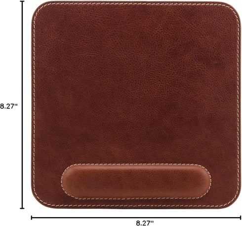 Londo Ergonomic Leather Mouse Pad with Wrist Rest - Non-Slip Design