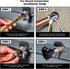 6 Inch 1/2" 3/4" Midline Valve Frost-Free Anti-Siphon Sillcock with Vacuum Breaker Chrome-Plated Brass, Lead-Free