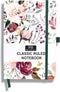 RICCO BELLO Classic College Ruled Notebook - Hardcover Lined Writing Journal, 192 Pages, 5.7" x 8.4" (Blossoms)
