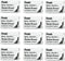 Pentel Eraser Refills for Twist Erase Series and Side FX, 3/PK, Sold as 12 Packs of 3, Total of 36 Each