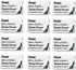 Pentel Eraser Refills for Twist Erase Series and Side FX, 3/PK, Sold as 12 Packs of 3, Total of 36 Each