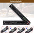 Digital Angle Finder Protractor, 7inch/200mm Angle Measuring Tool for Woodworking/Carpenter/Construction (2 Batteries