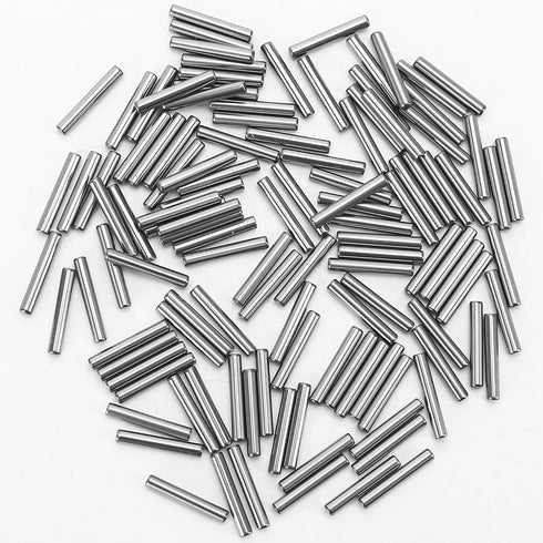 100PCS Metal Dowel Pins, 12.5mm x 2mm Stainless Steel Parallel Pegs for Shelf Support