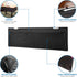 MOUNT-IT! Under Desk Privacy Panel, 41 Inches Wide, with Cable Management and Organizer Pockets, Modesty Desk Skirt,